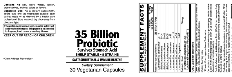 35 Billion Probiotic
