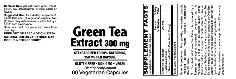 Green Tea Extract, 300 mg