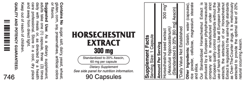 Horsechestnut Extract, 300 mg