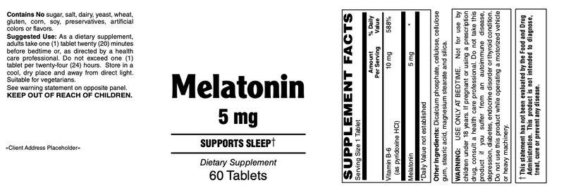 Melatonin, 5 mg