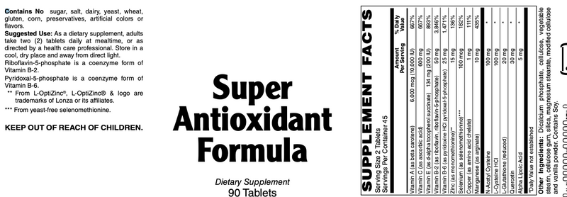 Super Anti-Oxidant Formula