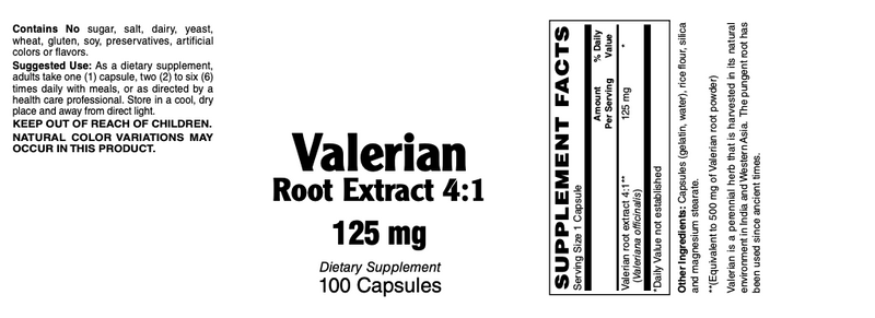 Valerian Root Extract 4:1