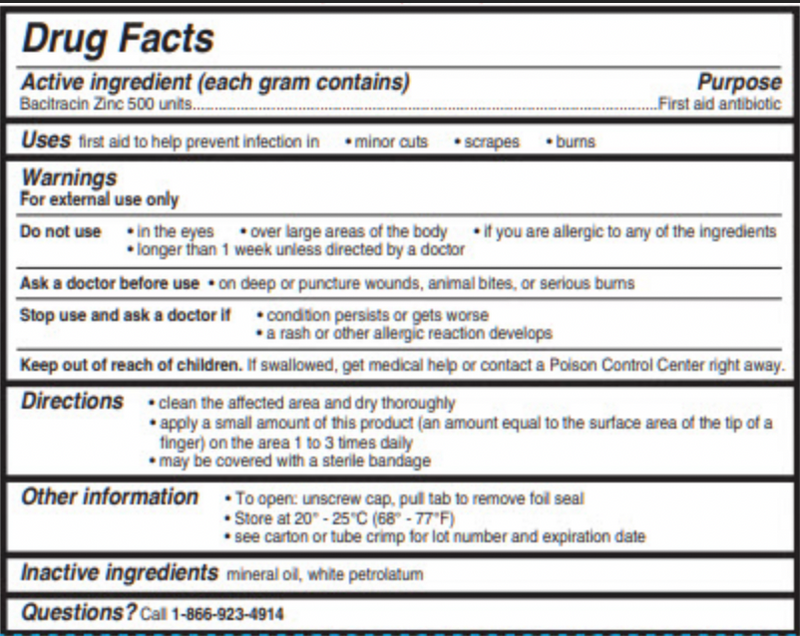 HEALTH MART PHARMACY BACITRACIN ZINC  FIRST AID ANTIBIOTIC