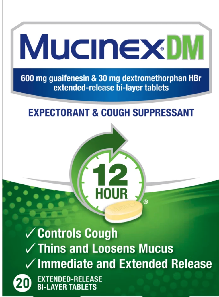 Mucinex® DM 12 Hour Extended Release Bi-Layer Tablets