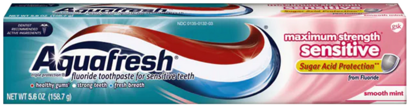 Aquafresh®  SENSITIVE MAXIMUM STRENGTH