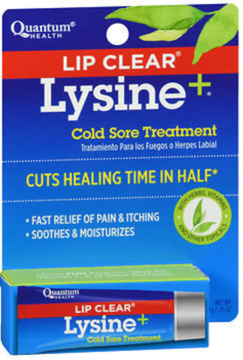 QUANTUM LIP CLEAR LYSINE+ COLD SORE TREATMENT