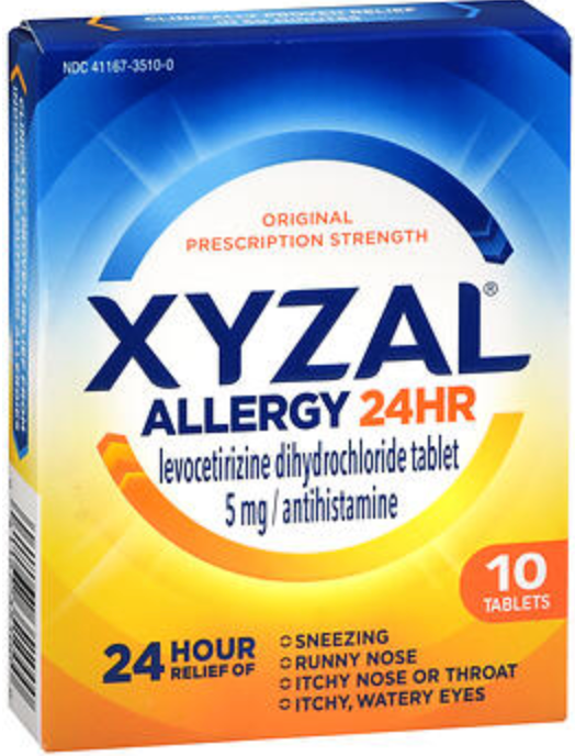 XYZAL CAPL 10CT