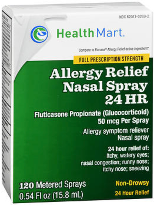 HM ALLERGY REL NASAL 120 Sprays Compare to Flonase Relief Active Ingredients