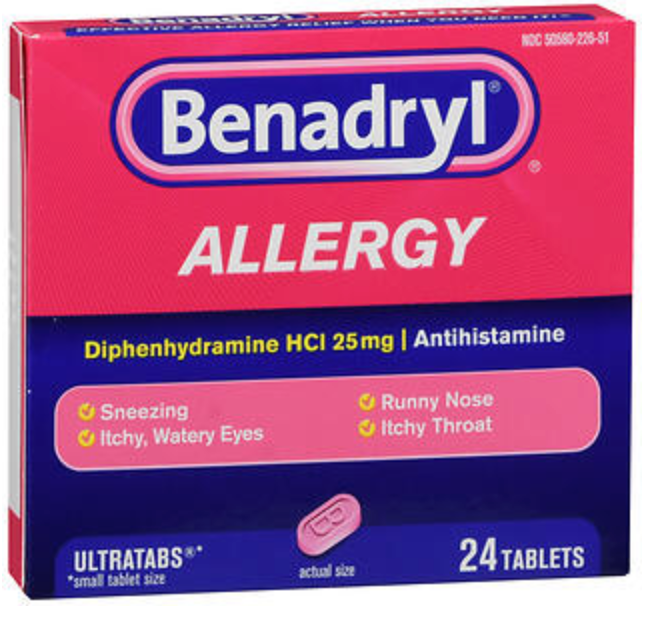 BENADRYL ULTRATAB 25MG 24 tablets