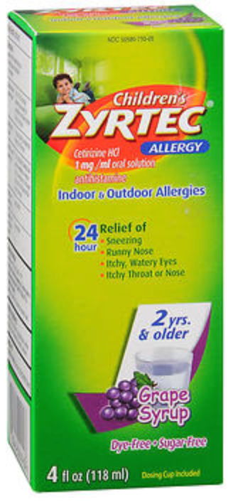 CHILDREN’S ZYRTEC® ALLERGY SYRUP