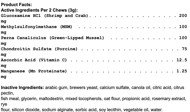 HIP + JOINT CHEWS FOR CATS (30)