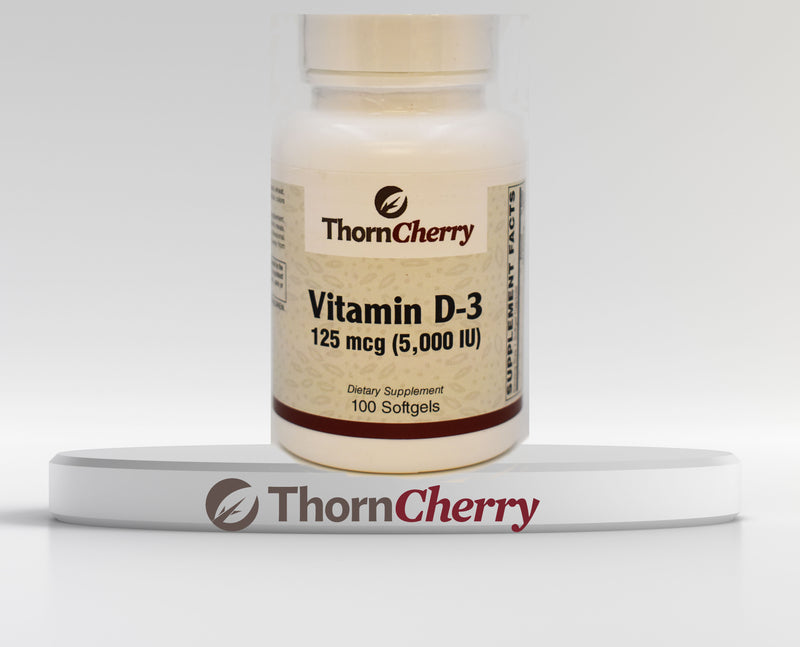 Vitamin D-3, 125 mcg (5,000 IU)